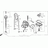 Схема узла: Карбюратор 99 для Honda CR250