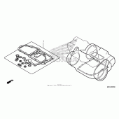 Схема вузла: Комплект прокладок В для Honda CB1100