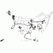 Схема вузла: Електрообладнання для Honda XR250