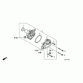 Схема вузла: Водяний насос для Honda XL700V Transalp