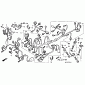 Схема вузла: Електрообладнання (VFR800A) для Honda VFR800 VFR