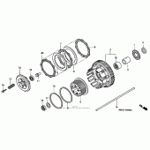 Схема вузла: Зчеплення для Honda VFR800 Interceptor