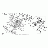 Схема вузла: Рама для Honda CRF250 CRF250X