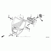 Схема вузла: Фара для Honda CRF450 CRF450X