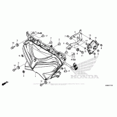 Схема вузла: Фара для Honda VFR800 Interceptor