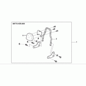 Схема узла: Backrest kit для Honda CMX250 Rebel