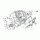 Схема узла: Rear case для Honda GL1500 Gold Wing Aspencade