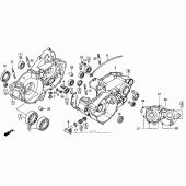 Схема узла: Картер 90-91 для Honda CR250