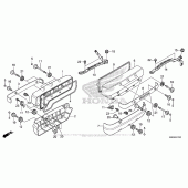Схема вузла: Клапанна кришка для Honda GL1800 Gold Wing F6B Bagger