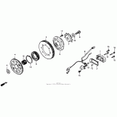 Схема узла: Привод стартера для Honda ST1100 Pan-European