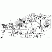 Схема узла: Wire harness (3) для Honda VT750 Shadow RS