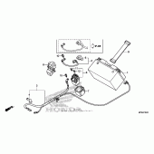 Схема вузла: Акумулятор для Honda CB1000 CB1000R