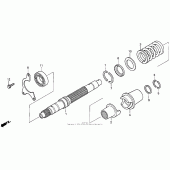 Схема вузла: Primary shaft для Honda ST1100 Pan-European