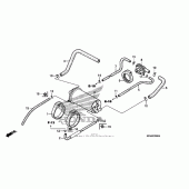 Схема вузла: Система вентиляції бака для Honda CMX250 Rebel