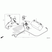 Схема вузла: Акумулятор (2) для Honda CBR1000 CBR1000RR (ABS) Fireblade