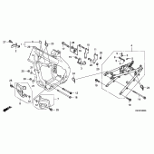 Схема вузла: Рама для Honda CRF250 CRF250X