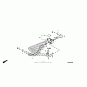 Схема вузла: Air injection valve для Honda NT700 NT700V