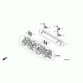 Схема вузла: Дросельна заслонка (COMPONENTS) для Honda CB1300 Super Bol D'Or