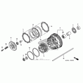 Схема вузла: Зчеплення для Honda VFR800 Interceptor