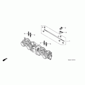 Схема вузла: Дросельна заслонка (COMPONENTS) для Honda CB1300 Super Four