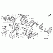 Схема узла: Shelter (GL1800A1/A2/A3/A4/A5) для Honda GL1800 Gold Wing