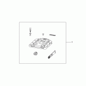 Схема вузла: Rear base carrier для Honda XL650 Transalp