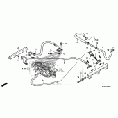 Схема узла: Дроссельная заслонка (tubing) для Honda GL1800 Gold Wing