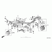 Схема узла: Proportioning control valve для Honda ST1300 Pan-European