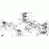 Схема узла: Step except se/i для Honda GL1500 Gold Wing Aspencade