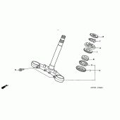 Схема вузла: Рульова траверса для Honda VFR800 VFR