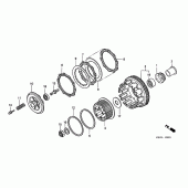 Схема вузла: Зчеплення (2) для Honda CBR600 CBR600FR Racing Edition