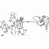 Схема вузла: Vt1100c2wire harness для Honda VT1100 Shadow ACE