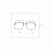 Схема вузла: Pannier inner bag set для Honda XL1000V Varadero