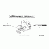 Схема вузла: Marks для Honda FSC600 Silver Wing