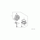 Схема узла: Карбюратор опционально kit (2) для Honda CR250