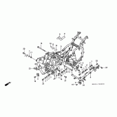 Схема вузла: Рама для Honda GL1500 Gold Wing Special Edition