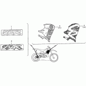 Схема узла: Mark 93-94 для Honda CR250