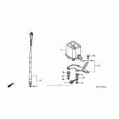 Схема вузла: Спідометр для Honda XR400