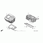Схема узла: Цилиндр для Honda VT600 Shadow VLX Deluxe