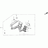 Схема вузла: R. side shelter set 92 для Honda GL1500 Gold Wing Special Edition
