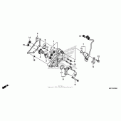 Схема узла: Reduction gear для Honda CTX700