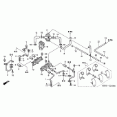 Схема вузла: Система вентиляція картера для Honda GL1500 F6C