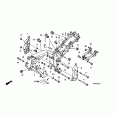 Схема вузла: Рама для Honda CBF1000