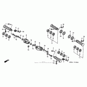 Схема вузла: Підніжки для Honda VT600 Shadow VLX Deluxe