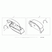 Схема вузла: Leather Saddlebags для Honda VT1300 Interstate