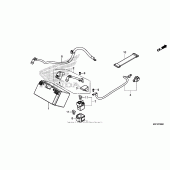 Схема вузла: Акумулятор для Honda CTX700