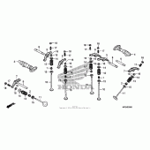 Схема узла: Распредвал для Honda VT750 Shadow Spirit