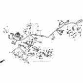 Схема вузла: Електрообладнання (91-94) для Honda CBR600 CBR600F2