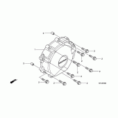 Схема вузла: Ac generator cover (CBR 1000RR) для Honda CBR1000 CBR1000RR Fireblade