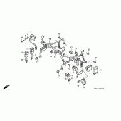 Схема вузла: Cowl stay (ST1100) для Honda ST1100 Pan-European